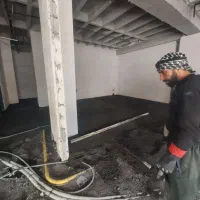 اجرای کف سازی اسکرید با دستگاه (جایگزین فوم بتن)