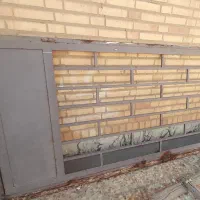 درب آهنی اوماده با چهارچوب