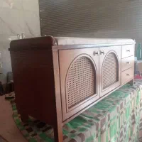 جاکفشی نیمکتی مدرن با روکش چوب بلوط|جاکفشی، کمد، دراور|بهارستان, |دیوار