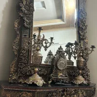 آینه شمعدان|آینه|تهران, دولاب|دیوار