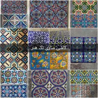 کاشی سنتی گره و اشکال هندسی|مصالح و تجهیزات ساختمان|اصفهان, دهنو|دیوار