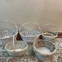 سبد تزئینی پنج عدد امسال خریدم|صنایع دستی و سایر لوازم تزئینی|اسلام‌شهر, شهرک مهدیه|دیوار