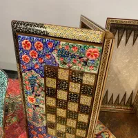 تخته نرد خاتم کاری شده اعلی اصفهان روکش دار