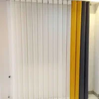 پرده سالن پذیرایی با یک دستک مخمل|پرده، رانر، رومیزی|مشهد, ولیعصر (شهرک غرب)|دیوار