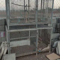 دو عدد قفس پرنده و...  اهنی سالم و تمیز.