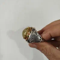 انگشتر نقره (کوارتز لیمو)|جواهرات|ساری, |دیوار