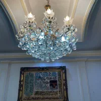 ۲ عدد لوستر کریستالی|لوستر و چراغ آویز|تهران, شهرک ولیعصر جنوبی|دیوار
