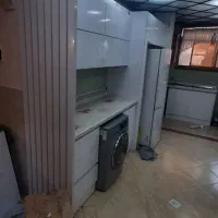 کابینت هایگلاس با صفحه 5 سانتی|مصالح و تجهیزات ساختمان|زیباشهر, |دیوار