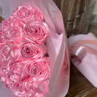 دسته گل رز با ربان|گل مصنوعی|اصفهان, محمودیه|دیوار