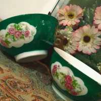 کاسه چینی گلسرخی