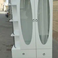 ویترین برنجی  کمد کودک میز ناهار خوری|بوفه، ویترین، کنسول|اصفهان, درب سیبه علیا|دیوار