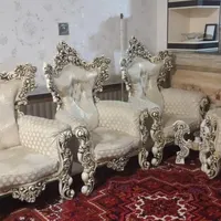 مبل سلطنتی ۹ نفره|مبلمان خانگی و میز عسلی|بناب, |دیوار