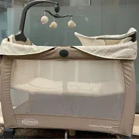 تخت و پارک کودک Graco کمکارکرد و تمیز
