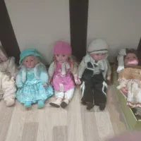 پنج عدد عروسک در حد نو