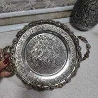 سینی برنجی انتیک قدیمی