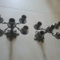 شمعدان چند حالت سیلور پلیت خارجی قدیمی