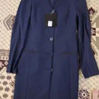 مانتو و شلوار جنس خوب اداری نو  سرمه ای سایز ۳۶