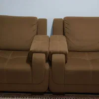 ست مبل راحتی تخت‌خواب‌شو ۸ نفره کارکرده، سالم