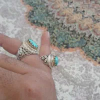 انگشتر جفت فیروزه