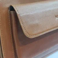 کیف دستی مردانه تمام چرم طبیعی رنگ عسلی|کیف، کفش، کمربند|تهران, شهرک چیتگر|دیوار