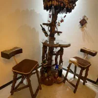 میز بار چوبی