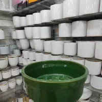 کشک ساب لانجین سفالی کاسه پیاله زامفیلیا سفال پتوس|صنایع دستی و سایر لوازم تزئینی|قم, ولیعصر|دیوار