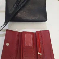 دوعدد کیف چرم گاوی