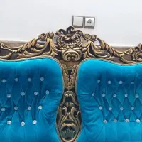 مبل ۷نفره سلطنتی بامیزو عسلی