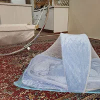گهواره ننو بچه استیل .پشه بند نوزاد|اسباب و اثاث بچه|تهران, امام زاده حسن|دیوار