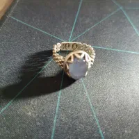 انگشتر نقره عقیق یمن کبود|جواهرات|اهواز, کوروش|دیوار