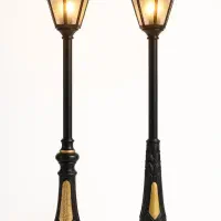 چراغ مدل رونا (چمنی حیاطی دیواری) تولیدکننده|لامپ و چراغ|رشت, لاکانی|دیوار