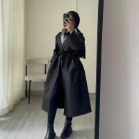 بارانی مشکی دانشجویی