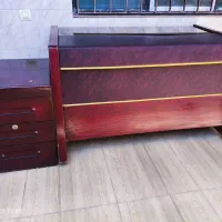 میز اداری همراه با کمد کشوی مجزا