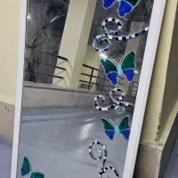 آینه قدی بزرگ قاب چوبی