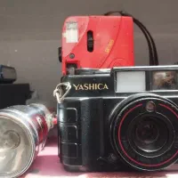 دوربین عکاسی یشیکا عطیقع و رادیو.و.و.و|کلکسیون اشیاء عتیقه|آغاجاری, |دیوار