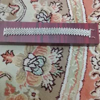 دستبند نقره طرح گندم