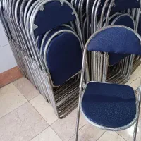 صندلی تاشو تعداد ۸۴ عدد زارع فیروزآباد لرستان