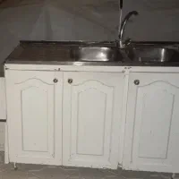 کابینت آبچکان وظزفشویی با سینک وشیرآب|آب‌چکان و نظم‌دهنده ظروف|زنجان, |دیوار