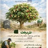 نذر درخت کاشت نهال در آرامستان ها روستا امام زاده