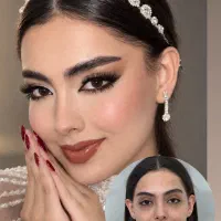میکاپ شنیون همراهی عروس تخفیف ویژه فقط ۲۲۰۰ محدود