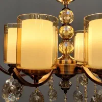 لوستر وِلیا / کلاسیک مدرن/ جلوهای گرم و چشمنواز|لوستر و چراغ آویز|شهریار, شهریار|دیوار