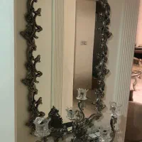 اینه شمعدان برنز