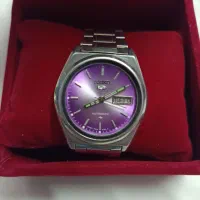 ساعت سیکو پنج صفحه دو رنگ اتومات تمیز