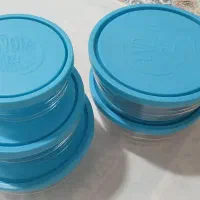 ظروف شیشه ای درب دار