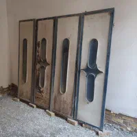 درب چهار لنگه حیاط