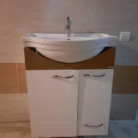ست کامل کابینت و روشویی همراه با شیر