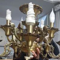 لوستر برنز فرشته ۵شاخه