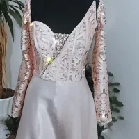 لباس مجلسی بلند فنر دوزی شده سایز ۴۰|لباس|اردبیل, |دیوار