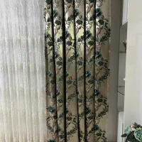 بغل پرده ساتن اصل گلدوزی شده