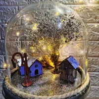 شیشه منظره|گل مصنوعی|ساوه, |دیوار